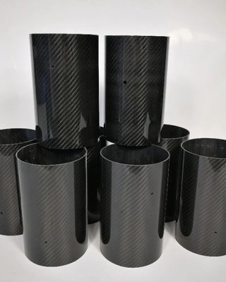 3K Twill Glossy Carbon Fiber Tub